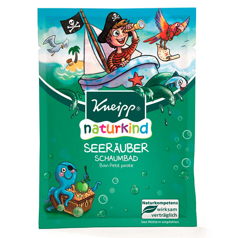 Kneipp Пена для ванн с маслом жожоба и экстрактом календулы Пират 40мл