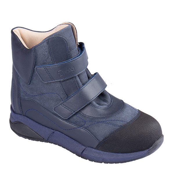 Ботинки ортопедические Твики с мехом для мальчиков TW-571-2 синий