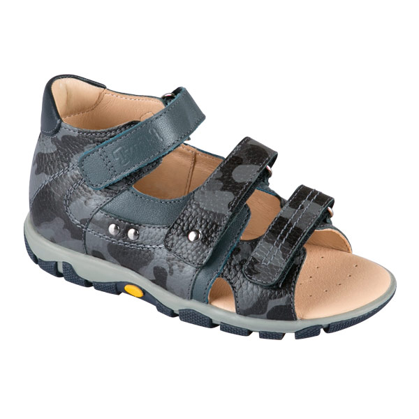 Сандали ортопедические Твики для мальчиков TW-134 серый/камуфляж