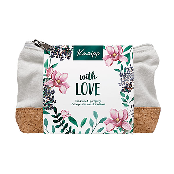 Kneipp Подарочный набор Бальзам для губ с Бузиной и маслом Карите и Крем для рук с Магнолией и маслом Ши