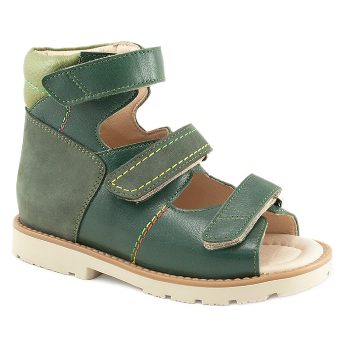 Сандали ортопедические Мега Ортопедик для мальчиков 315 03 70-50 зеленые