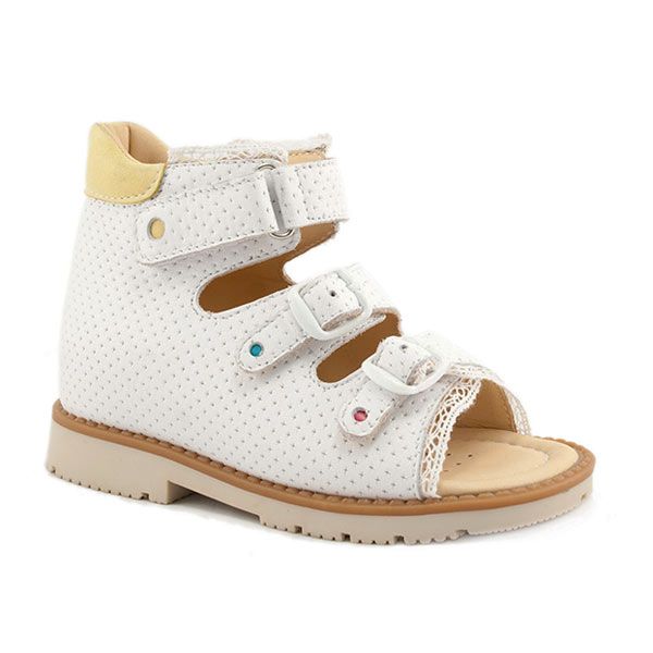 Сандали Мега Ортопедик для девочек 051-206 30-31 белый