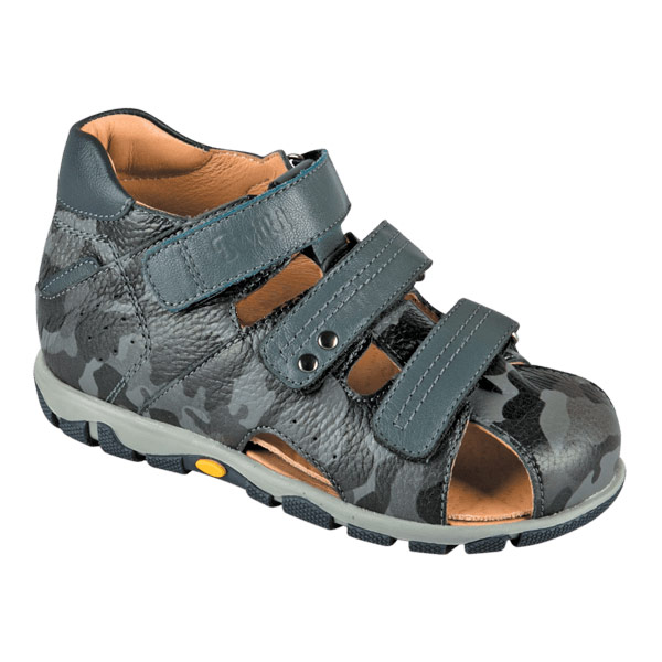 Сандали ортопедические Твики для мальчиков TW-231 серый/камуфляж