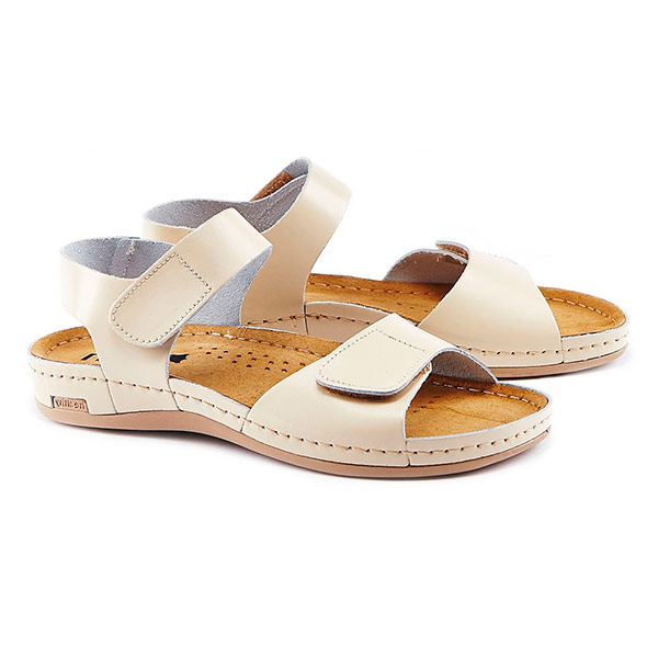 Сандали Leon женские 963 бежевый