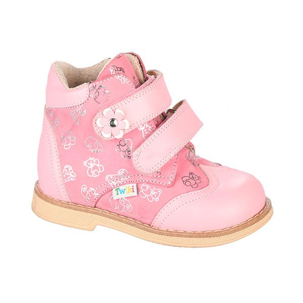 Ботинки ортопедические Твики утепленные для девочек TW-318 розовые