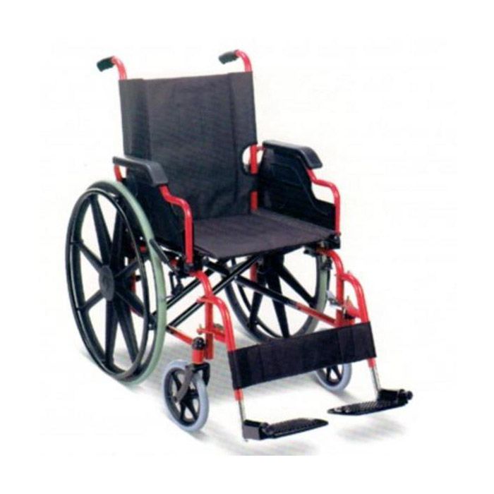 Кресло-коляска Мега-Оптим для инвалидов литые колеса FS909