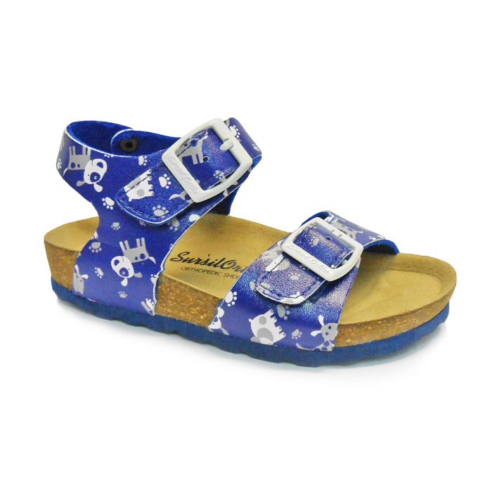 Сандали ортопедические Сурсил-Орто для мальчиков 12-128 синий/собачки