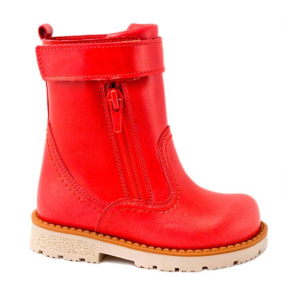 Сапожки Мега Ортопедик утепленные для девочек 405 37 красные