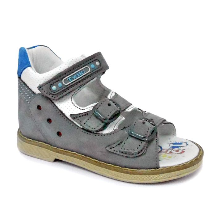 Сандали ортопедические Твики для мальчиков TW-111 серый