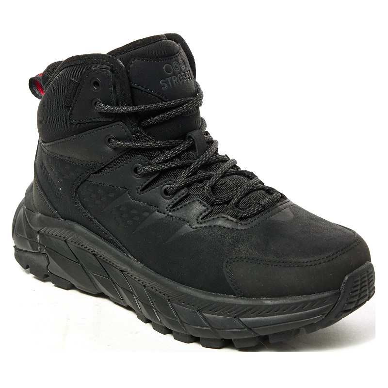 Кроссовки Strobbs с мехом женские F8464-3 черные