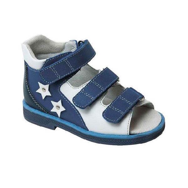 Сандали ортопедические Ортобум для мальчиков 23497-8 т.синий/синий/белый