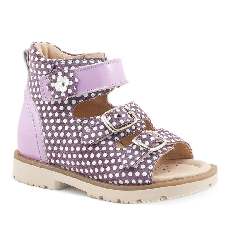 Сандали ортопедические Мега Ортопедик для девочек 052 63 41-35 сиреневые