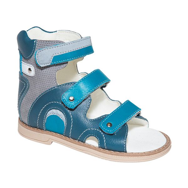 Сандали ортопедические Твики для мальчиков TW-172 синий/серый