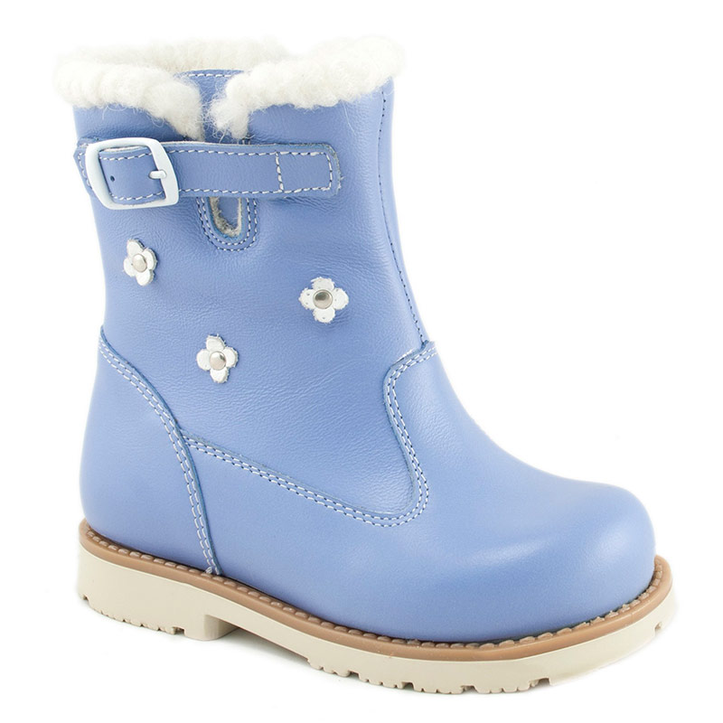 Сапожки Мега Ортопедик утепленные для девочек 454 22 джинсовые