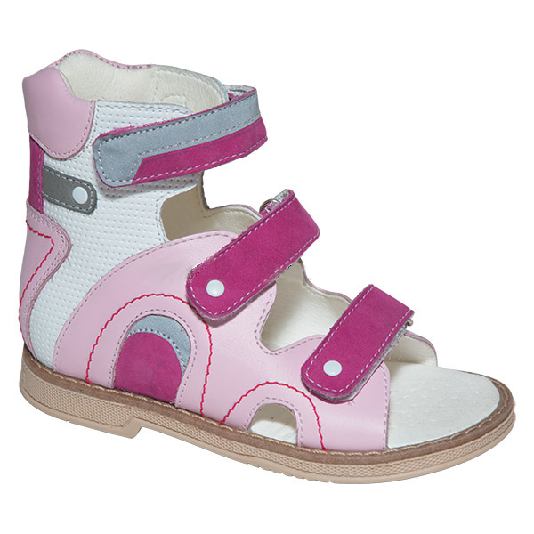 Сандали ортопедические Твики для девочек TW-172 розовый/белый