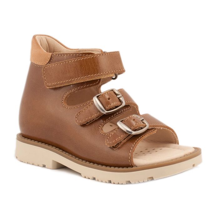Сандали Мега Ортопедик для мальчиков 051-106 36-1 коричневые