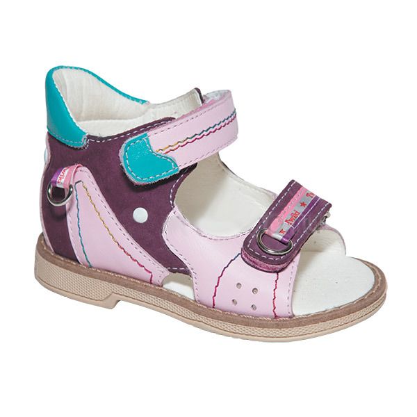 Сандали ортопедические Твики для девочек TW-130 цвет розовый/фиолетовый