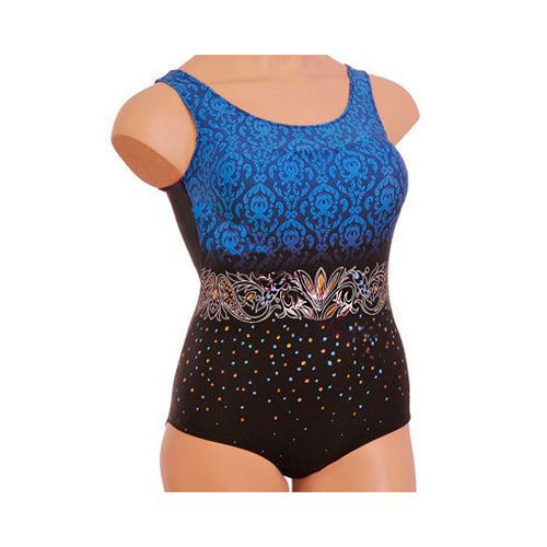 Купальник Valeria для фиксации экзопротеза К0792-2 П93 черный/синий