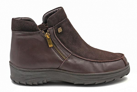 Полуботинки ортопедические Ортомода утепленные женские 8251Б коричневые. Изображение 2 из 4