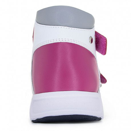 Сандали ортопедические Ортобум для девочек 27057-10 белый/лиловый. Изображение 3 из 5