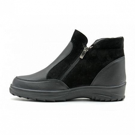 Сапоги ортопедические Ортомода с мехом женские 82414-X-C-201 черные. Изображение 2 из 4