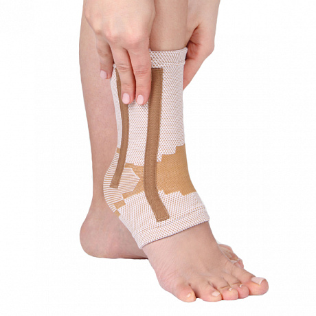 Бандаж на голеностопный сустав Экотен с пружинными ребрами AS-E02. Изображение 2 из 6