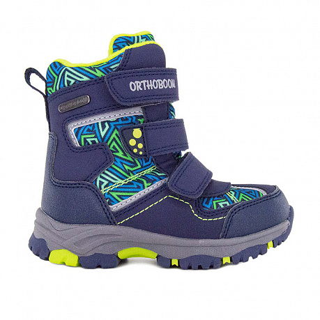 Полусапожки ортопедические Ортобум для мальчиков 67054-01 синий/голубой. Изображение 4 из 4