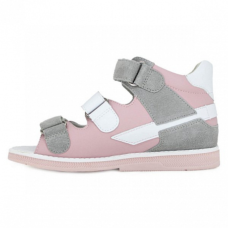 Сандали ортопедические Ортобум для девочек 27057-02 розовый туман. Изображение 4 из 5