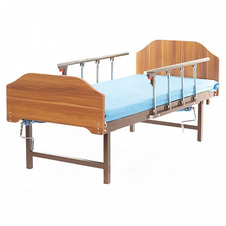 Кровать медицинская Met механическая DM-310 без матраса (ручки управления слева). Изображение 4 из 4