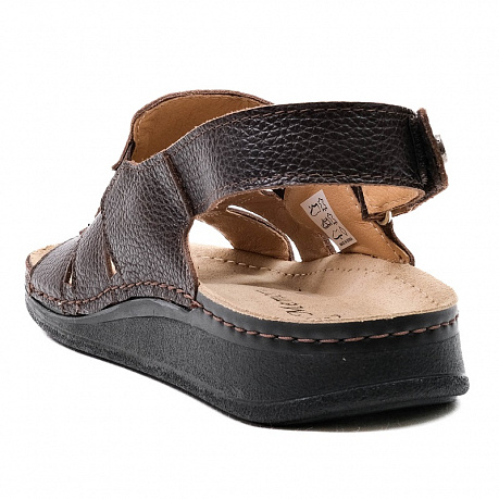 Сабо Mubb мужские 3477-23 темно-коричневые. Изображение 3 из 4