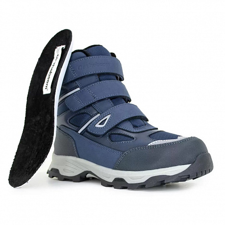 Ботинки ортопедические Ортобум утепленные для мальчиков 87397-35 сапфировые. Изображение 4 из 7