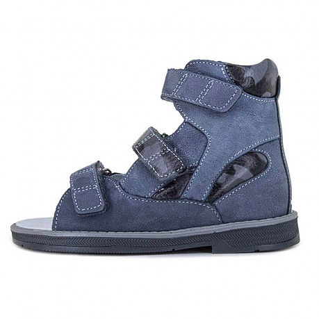 Сандали ортопедические Ортобум для мальчиков 71057-07 темно-серый/милитари. Изображение 2 из 5