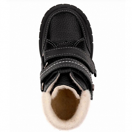 Ботинки Тапибу утепленные для мальчиков FT-33004.23-OL01O.01 черные. Изображение 4 из 5