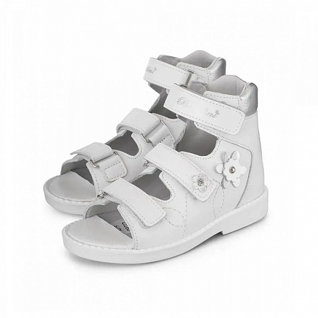 Сандалии Bottilini для девочек SO-309(7) серебристые. Изображение 2 из 5