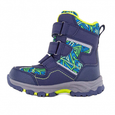 Полусапожки ортопедические Ортобум для мальчиков 67054-01 синий/голубой. Изображение 2 из 4