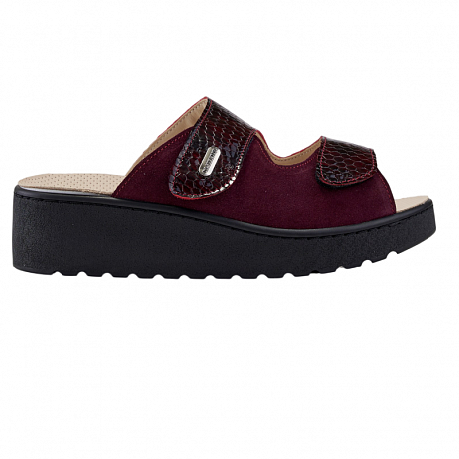 Сабо Dr. Spektor женские 2401-43D-5 бордовый/рептилия. Изображение 2 из 4