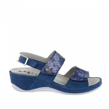 Сандалии Mubb женские 7901-24-8 синий/сине-серебряный. Изображение 4 из 5