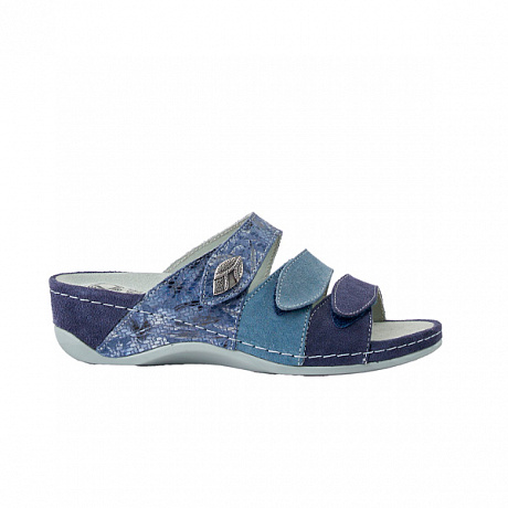 Сабо Mubb женские 701-18-8 синие. Изображение 3 из 5