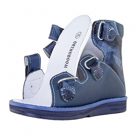 Сандали ортопедические Ортобум для мальчиков 71497-1 темно-синий/милитари. Изображение 5 из 5