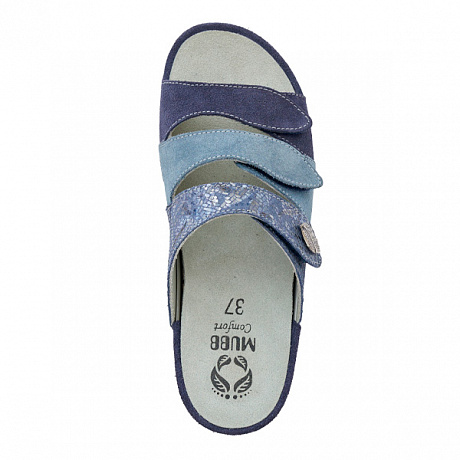 Сабо Mubb женские 701-18-8 синие. Изображение 4 из 5