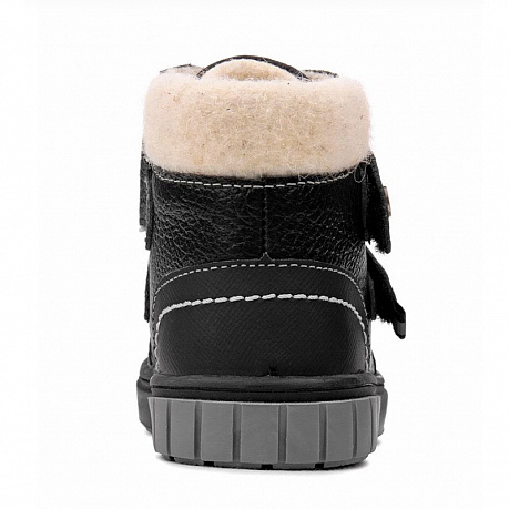 Ботинки Тапибу утепленные для мальчиков FT-33004.23-OL01O.01 черные. Изображение 3 из 5